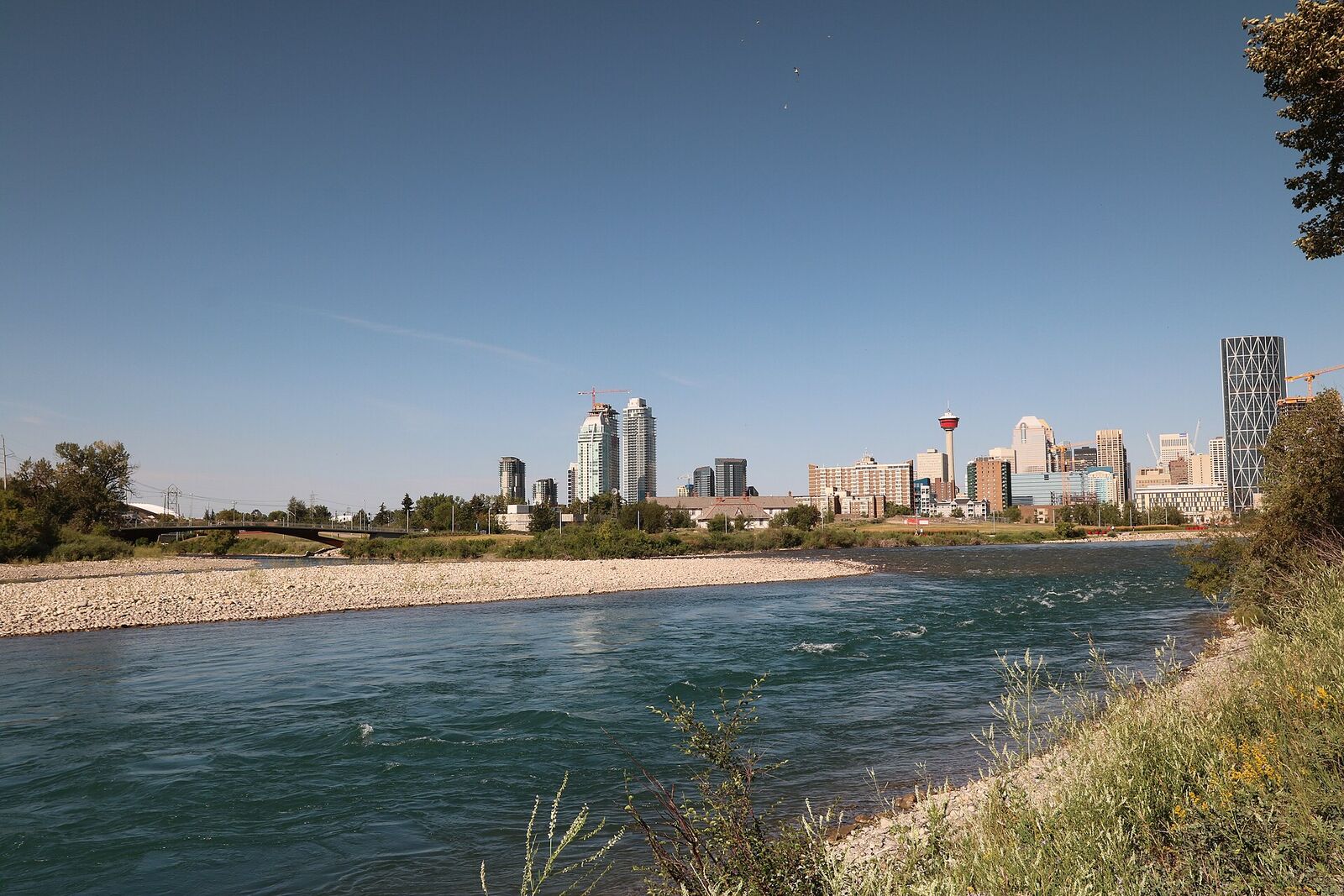 Downtown Calgary and the Bow River