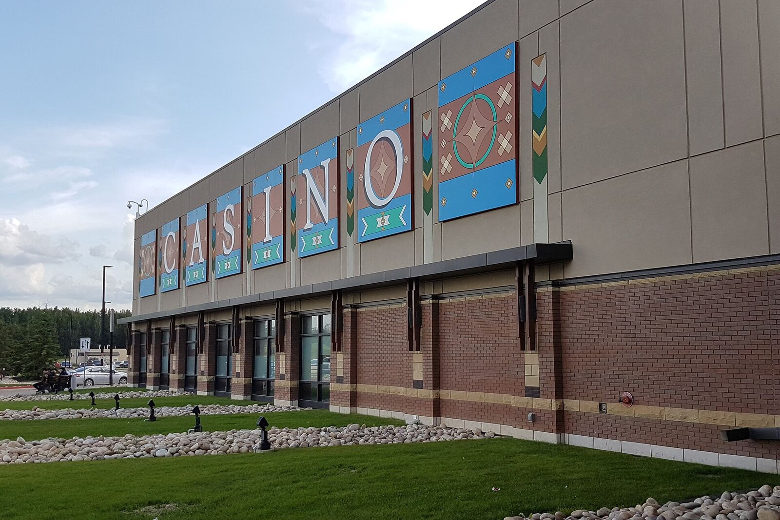 The casino building at River Cree Resort & Casino
